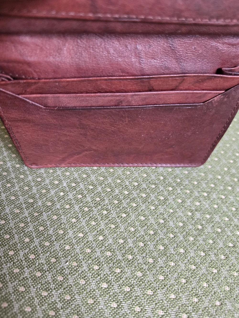 Leather Bi-Fold Card Wallet